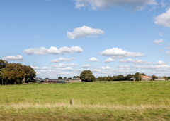 Boerderijen in het landschap